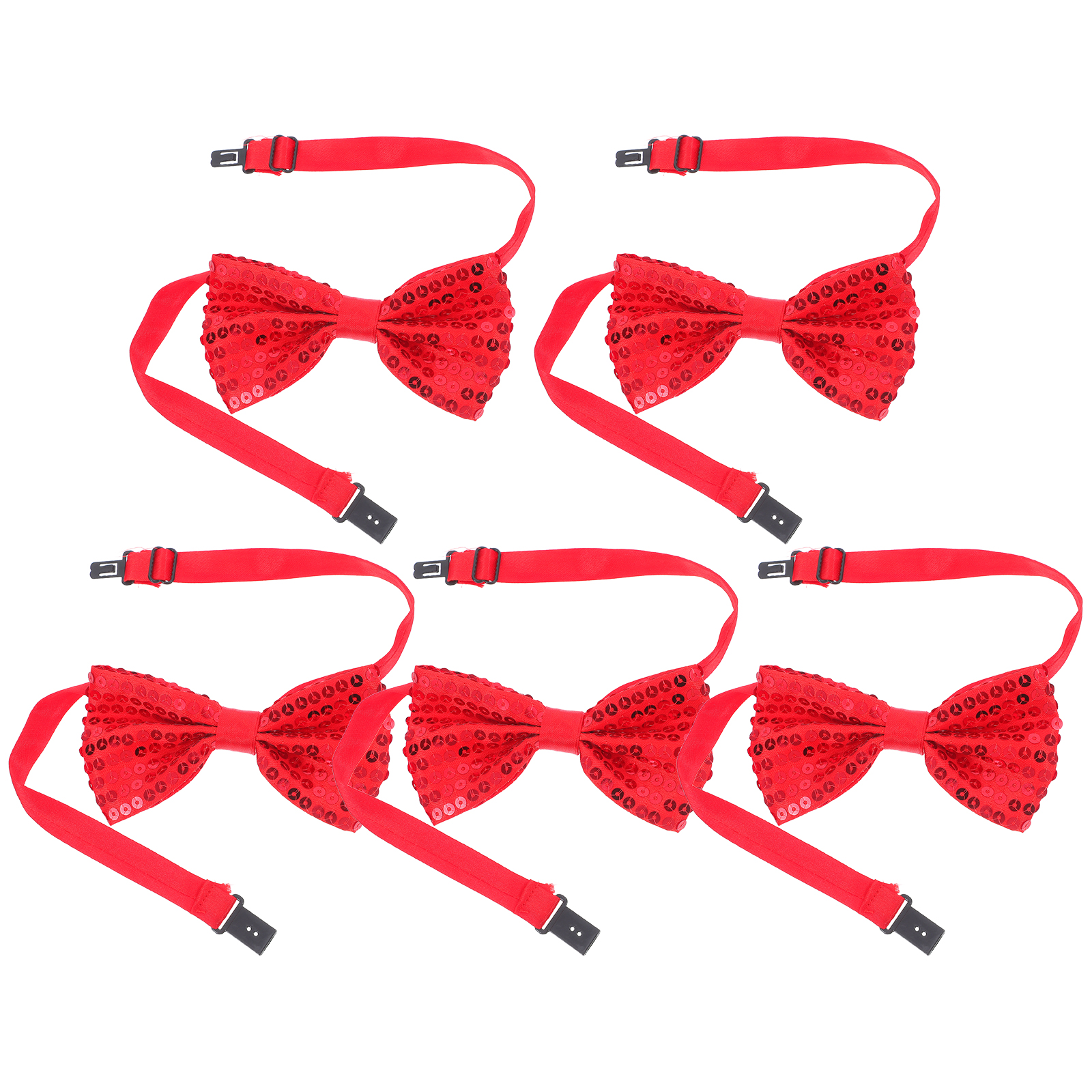 5Pcs Children Sparkly Sequin B - Bow Tie Pre Tied recension och pris