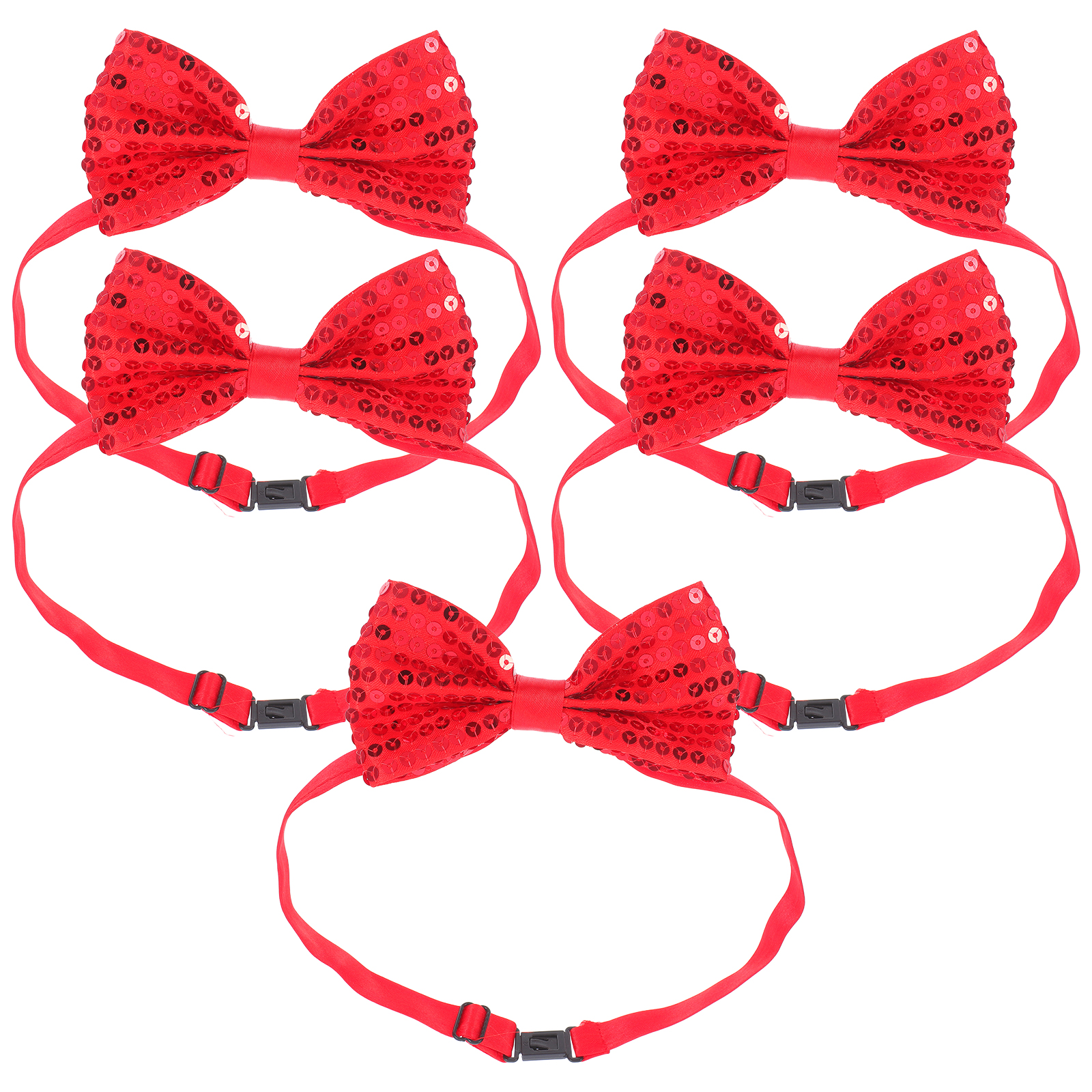 5Pcs Children Sparkly Sequin B - Bow Tie Pre Tied recension och pris