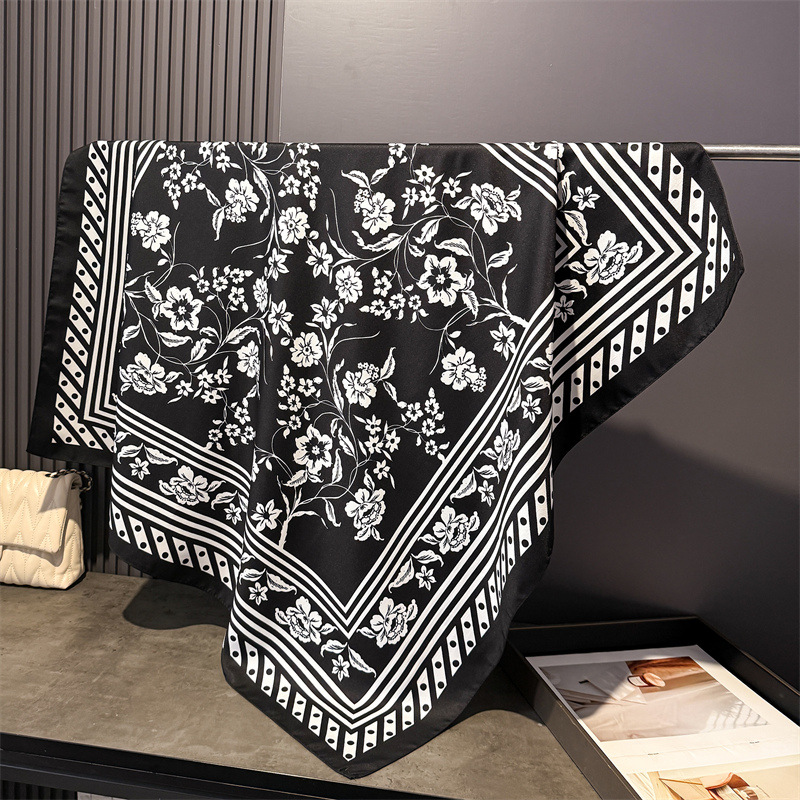 1pcs 90*90cm Floral Printed La - Bandana Cotton recension och pris
