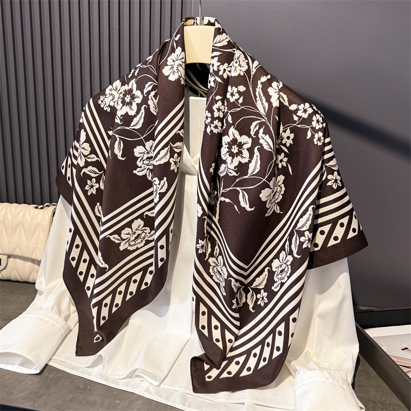 1pcs 90*90cm Floral Printed La - Bandana Cotton recension och pris