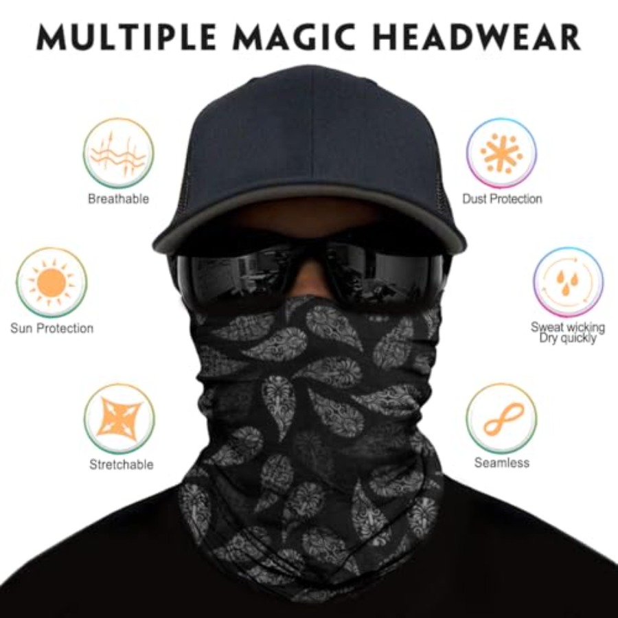 Neck Gaiter for Men Women Head - Face Scarf Mask recension och pris