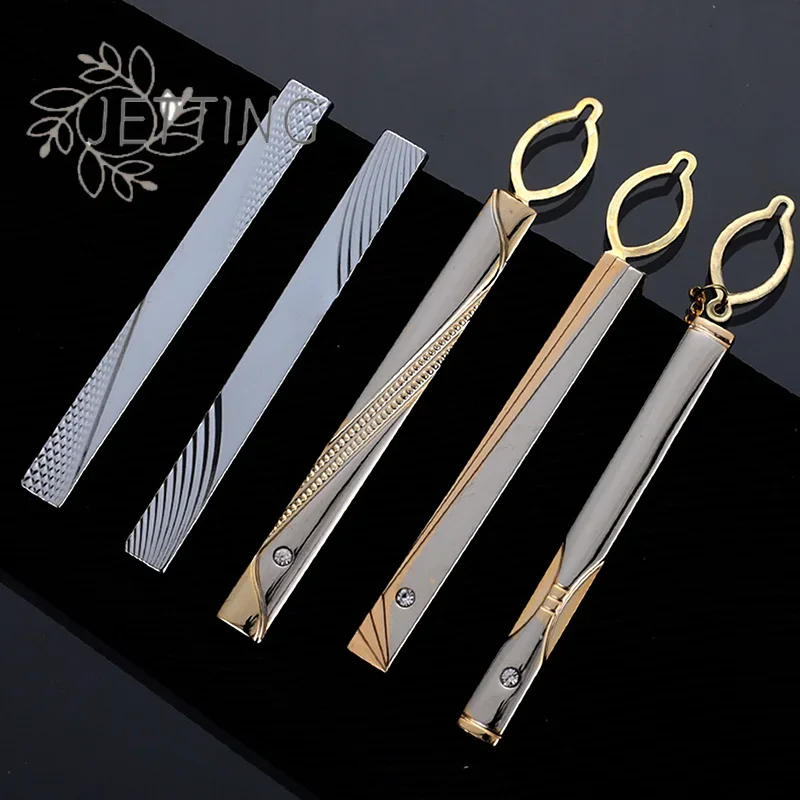 Hot Metal Simple Necktie Buckl - Tie Clip Silver recension och pris