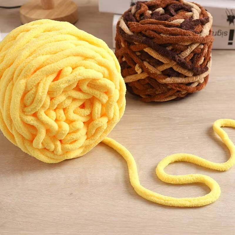 3PCS 300g Chenille Knitting Ya - Woven Scarf Blanket recension och pris
