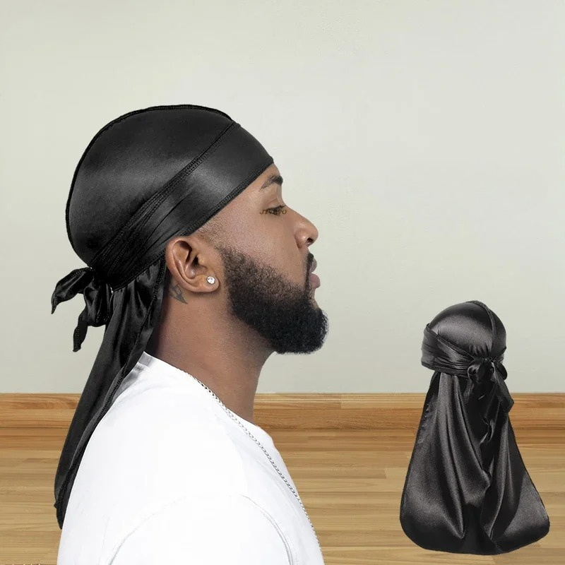 Fashion Long Tail Adult Satin  - Bandana Doo Rag recension och pris