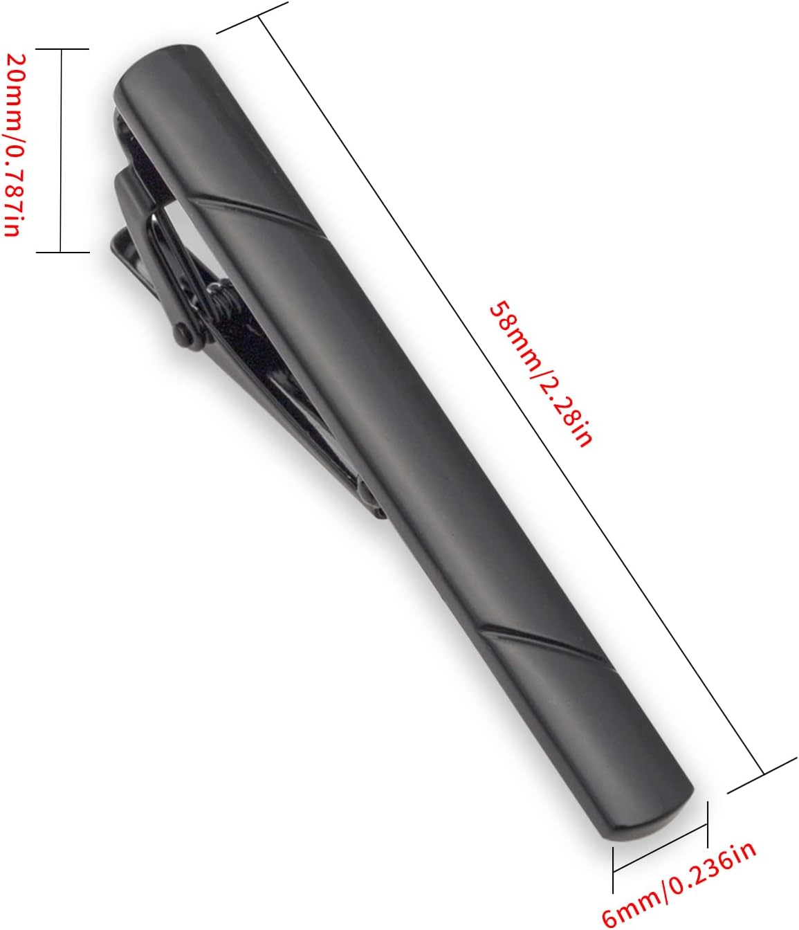 4Pcs Tie Clips for Men with Gi - Tie Clip Silver recension och pris