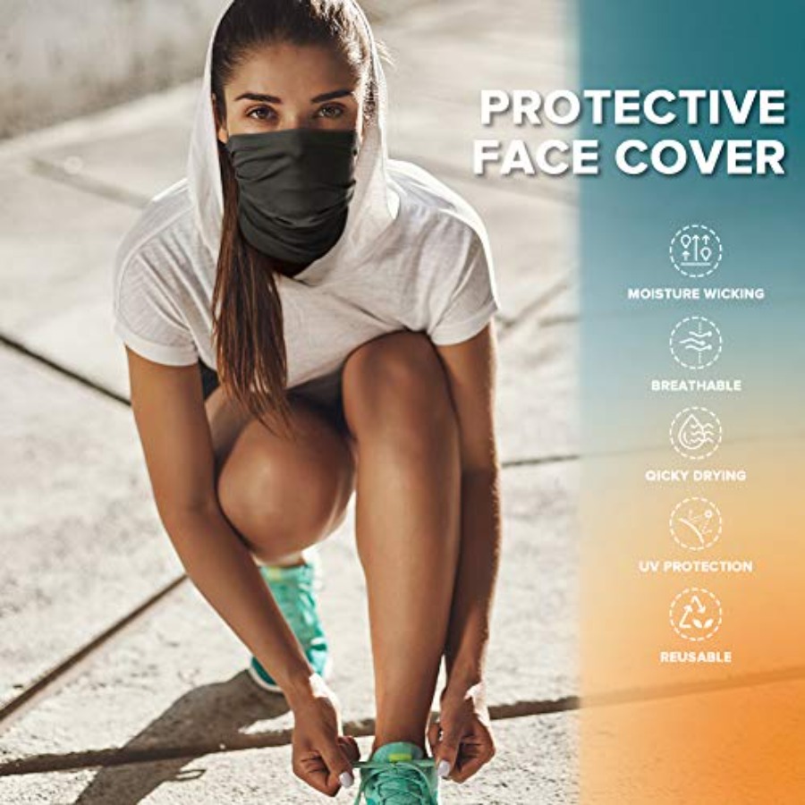 VULKIT 2 Pack Neck Gaiter Face - Face Scarf Mask recension och pris