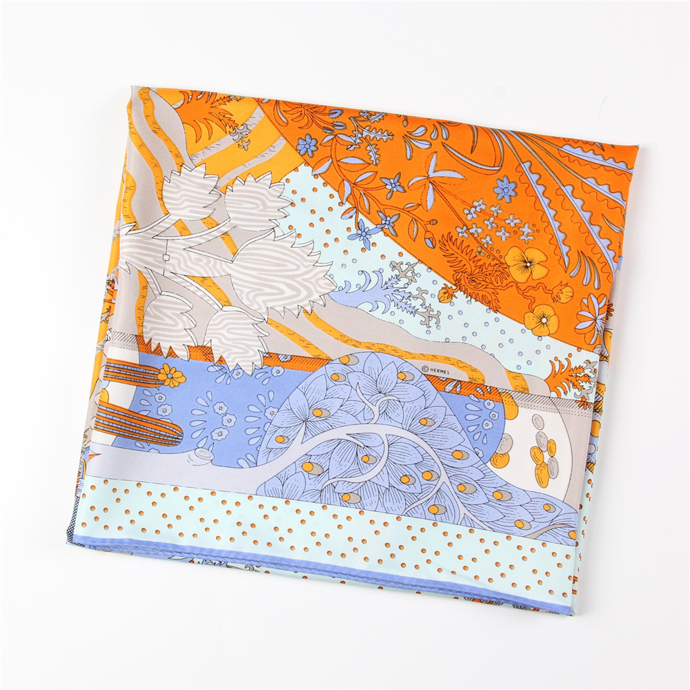 Manual Hand Rolled Twill Silk  - Scarf Silk Square recension och pris