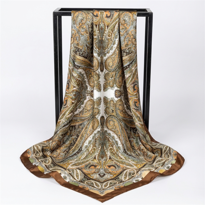 Women Spring Summer Square Sca - Scarf Silk Square recension och pris