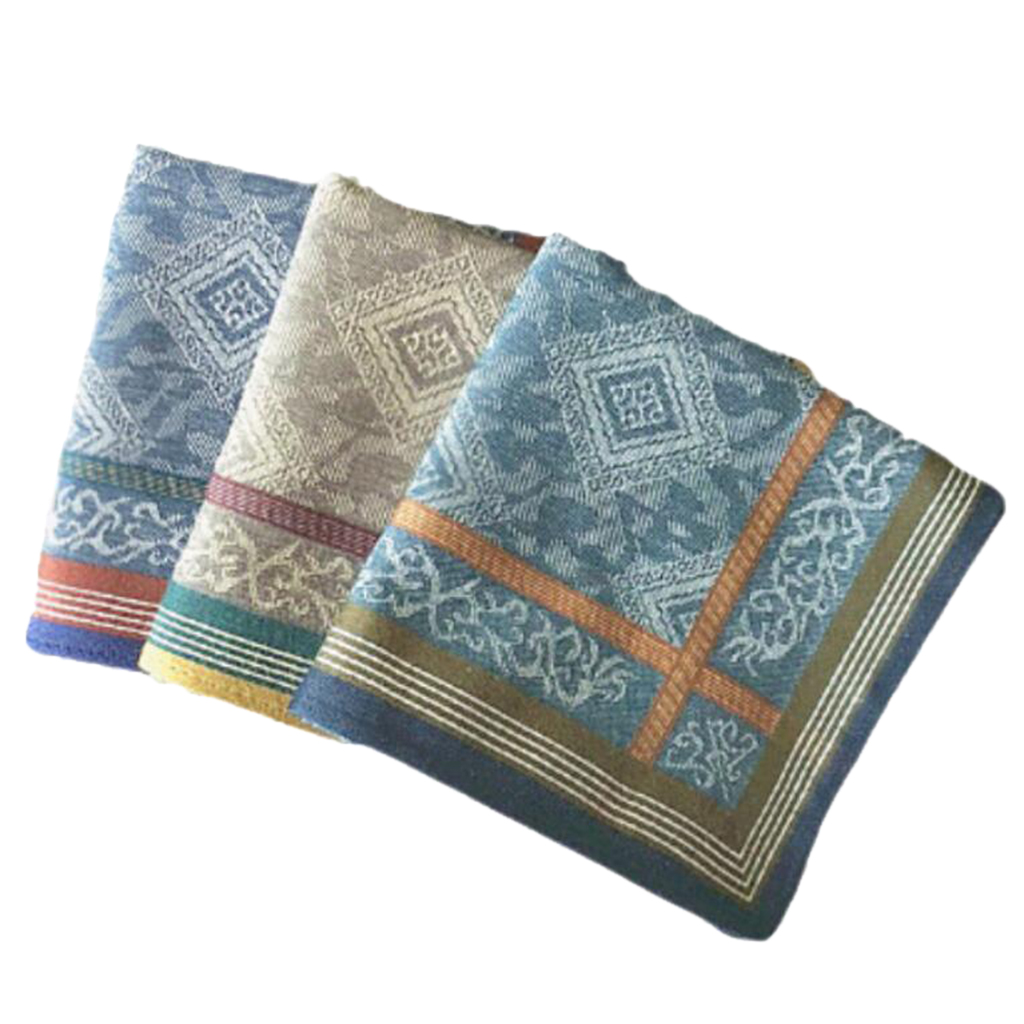 3pcs Classic Mens Plaid Handke - Handkerchief Cotton Men recension och pris