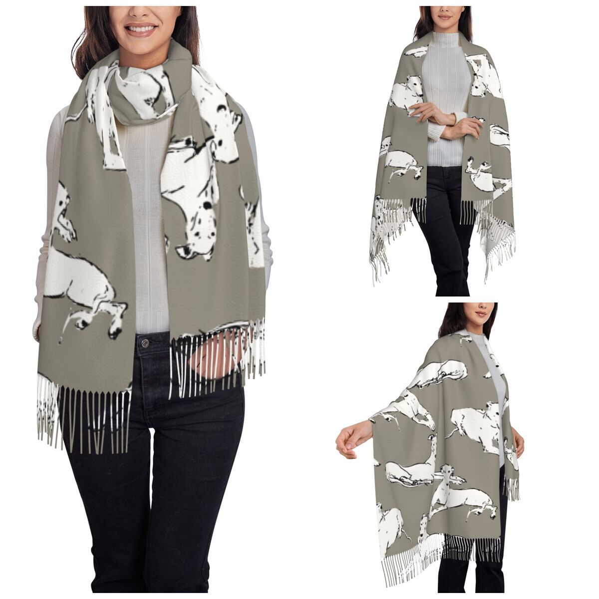 Relaxing Greyhound Whippet Sca - Pashmina Wrap Large recension och pris