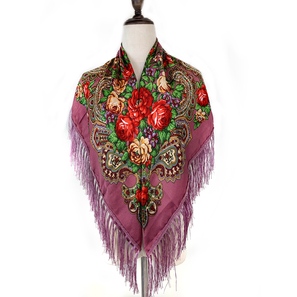 115*115cm Luxury Floral Print  - Bandana Cotton recension och pris