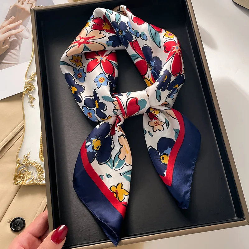 Luxury Square Scarf For Women  - Scarf Silk Square recension och pris