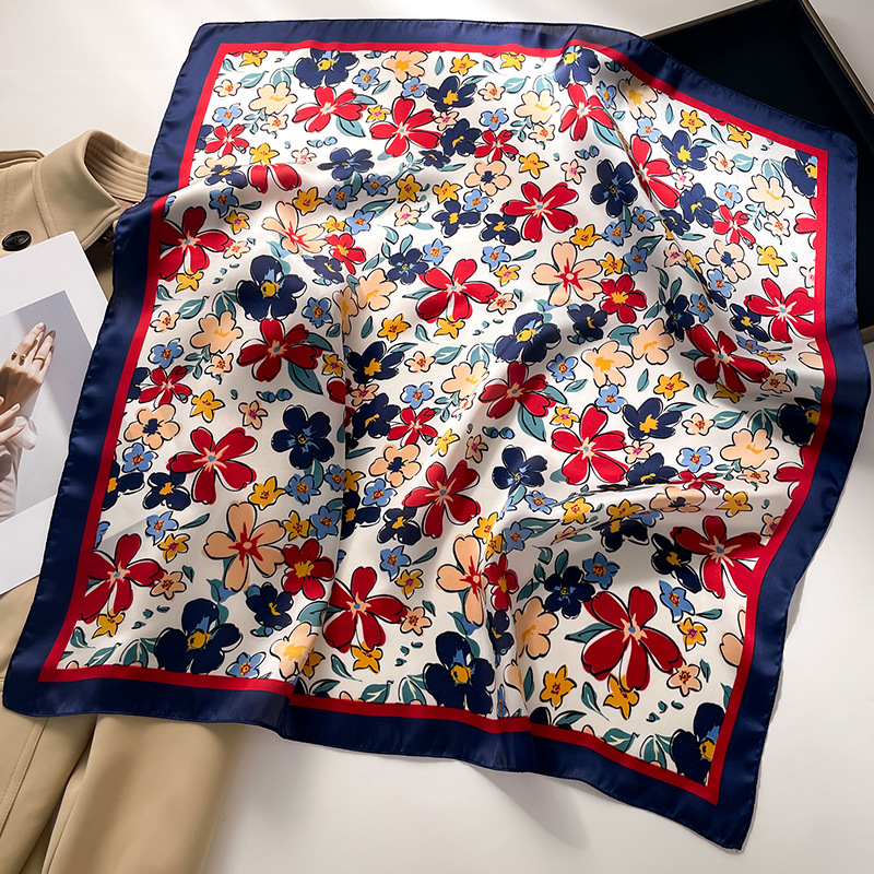 Luxury Square Scarf For Women  - Scarf Silk Square recension och pris