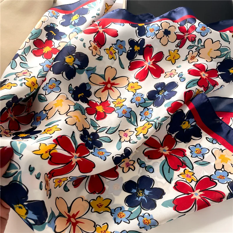 Luxury Square Scarf For Women  - Scarf Silk Square recension och pris