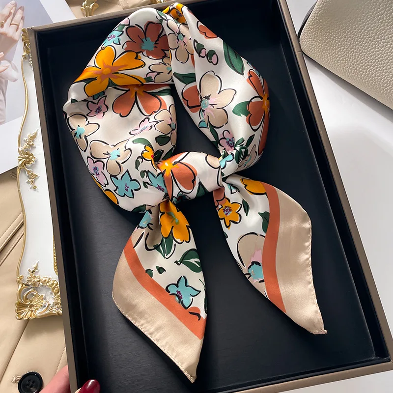 Luxury Square Scarf For Women  - Scarf Silk Square recension och pris