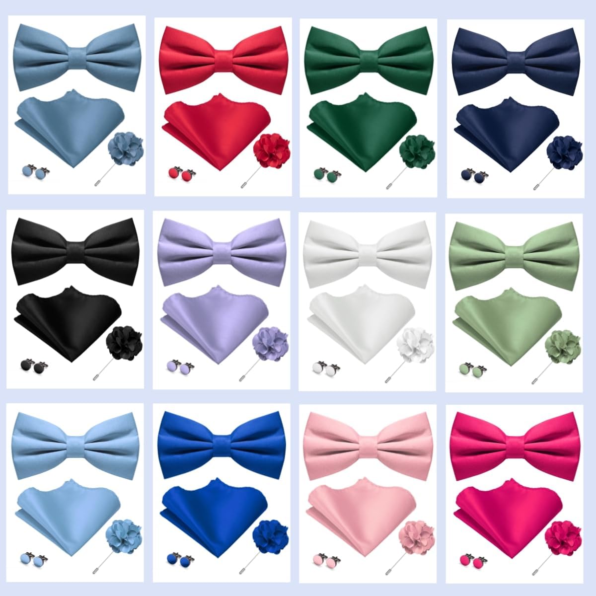 Pre-tied Bow Tie and Pocket Sq - Bow Tie Pre Tied recension och pris