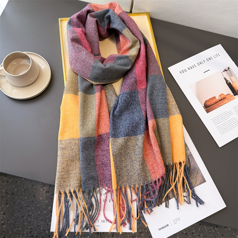 200*64cm New Fashion Cashmere  - Woven Scarf Blanket recension och pris