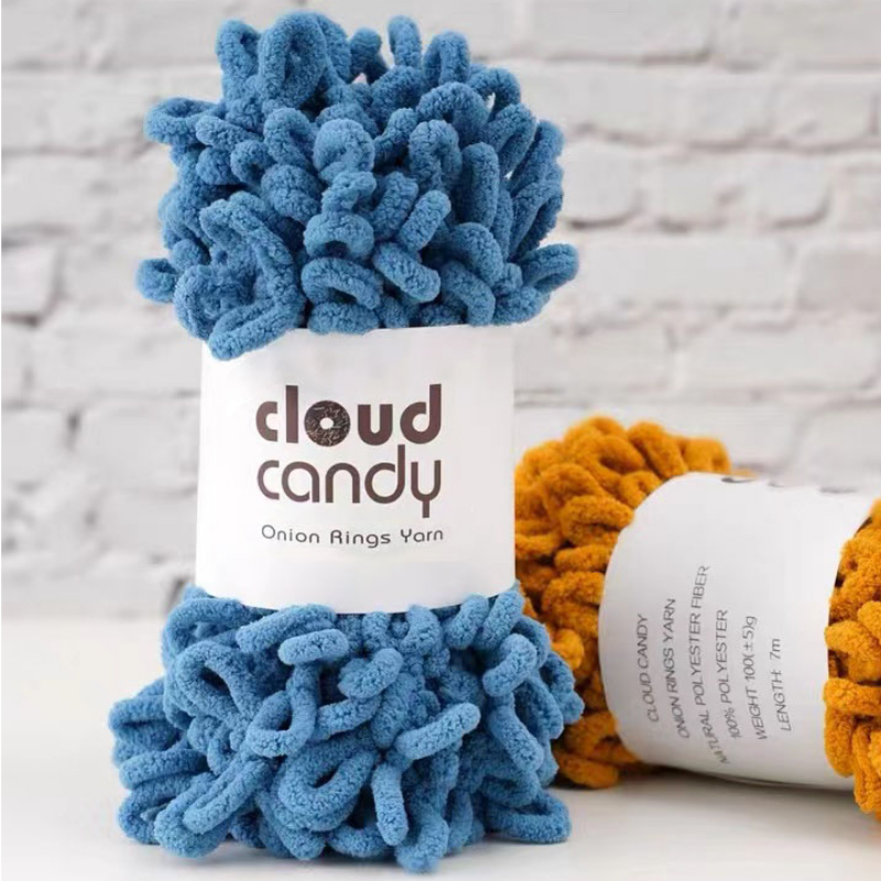 100g/Roll Finger Loop Yarn Thr - Woven Scarf Blanket recension och pris