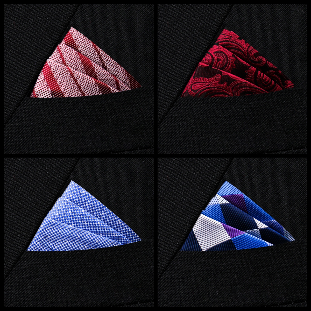 Pocket Square Silk High Grade  - Pocket Square Set recension och pris