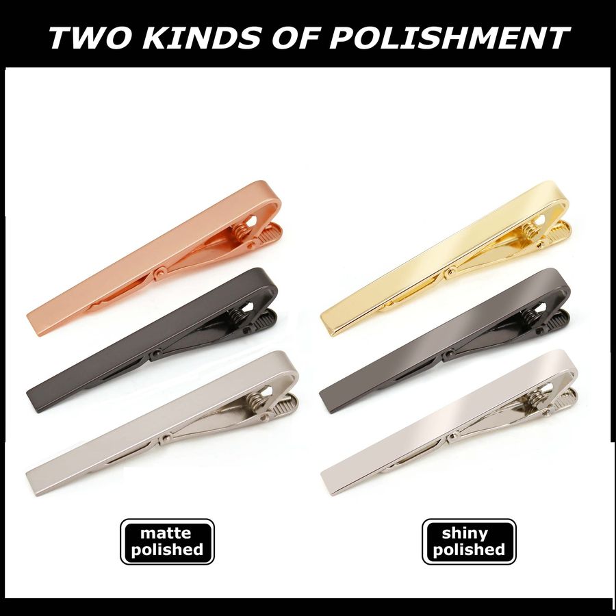 Clips for Men, 6 PACK Tie Clip - Tie Bar Set Gift recension och pris