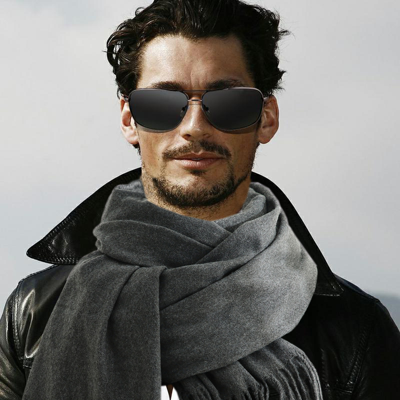 Fashion Scarf Man Winter Warm  - Muffler Men Wool recension och pris