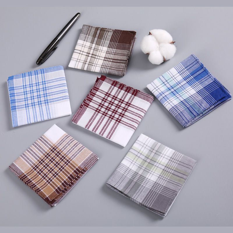 12Pcs Men's Pure Cotton Handke - Handkerchief Cotton Men recension och pris
