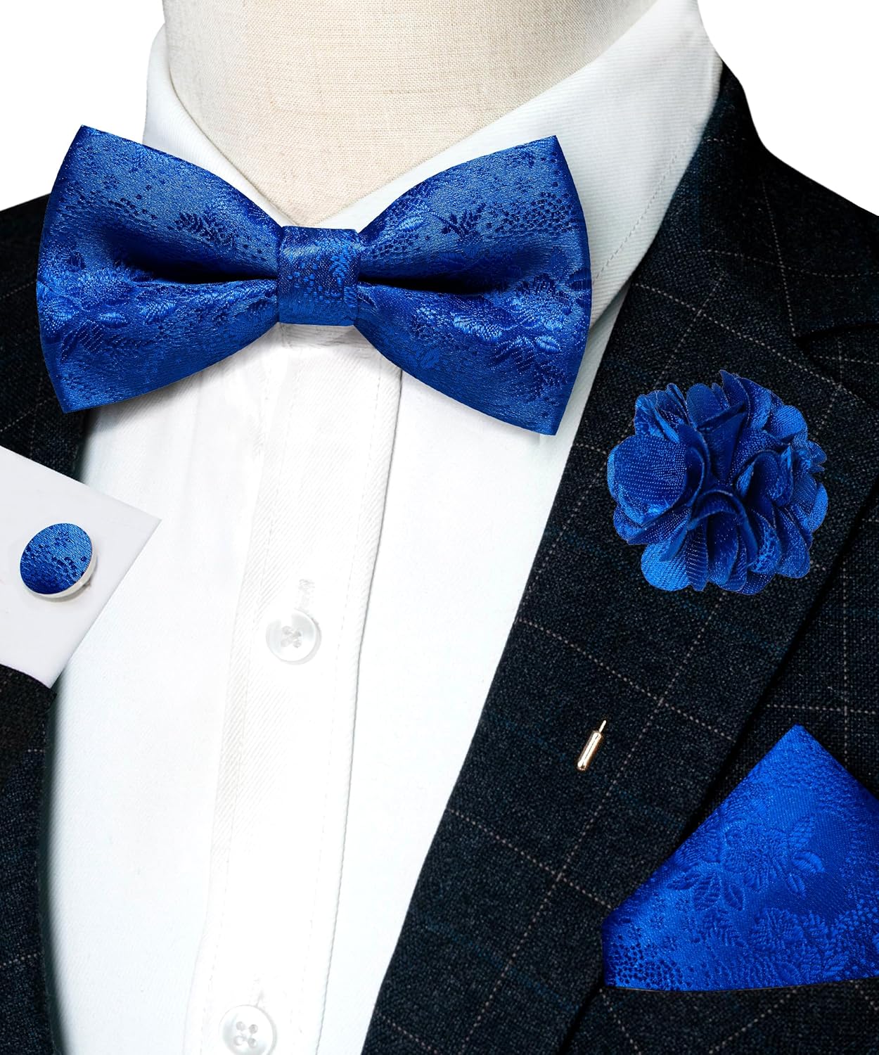 Floral Pre-tied Bow Tie Set wi - Bow Tie Pre Tied recension och pris