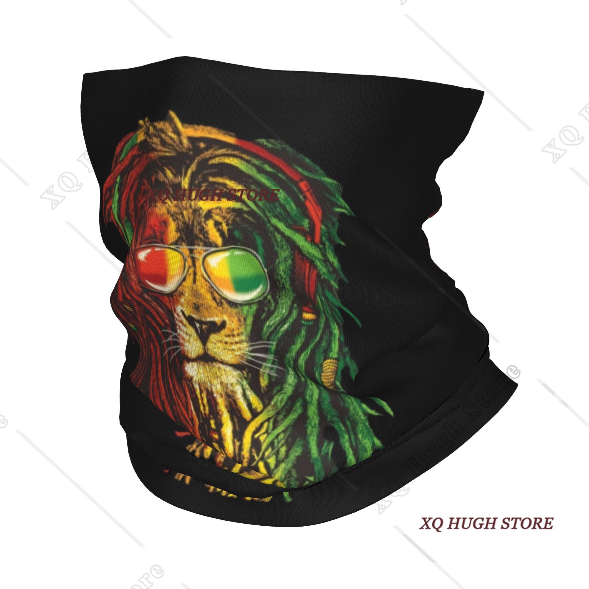 Rasta Reggae Lion Sunglass Art - Neck Warmer Tube recension och pris