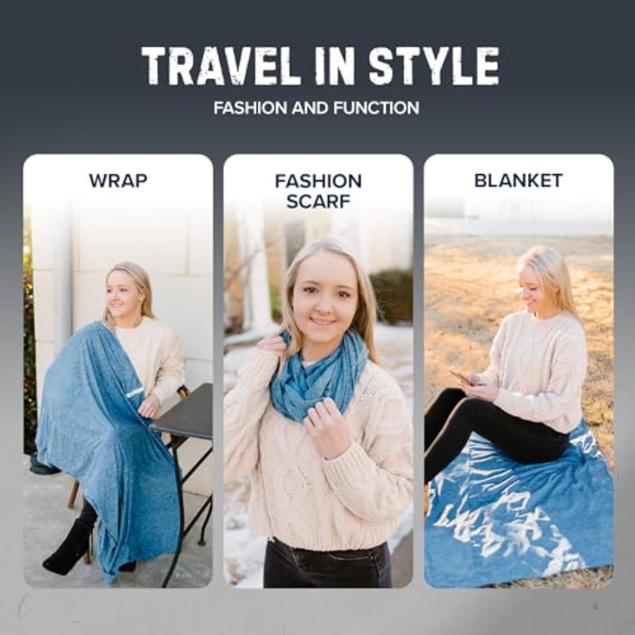 Infinity Travel Scarf Loop wit - Infinity Scarf Knit recension och pris