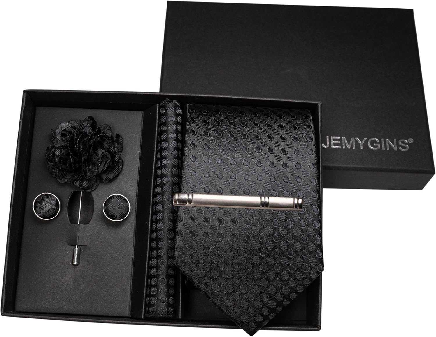 5PCS Men's Tie Set with Pocket - Pocket Square Set recension och pris