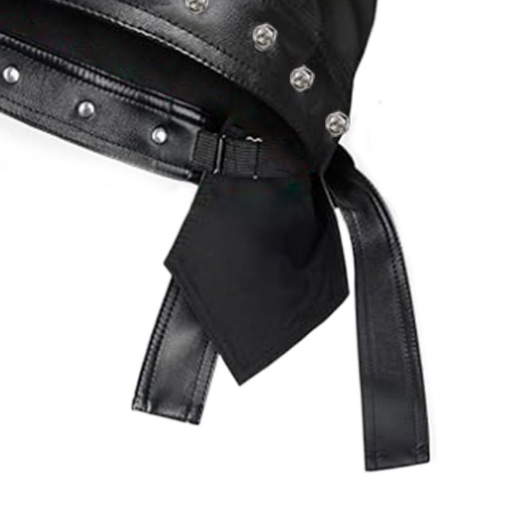 PU Leather Black Biker Cap Doo - Bandana Doo Rag recension och pris