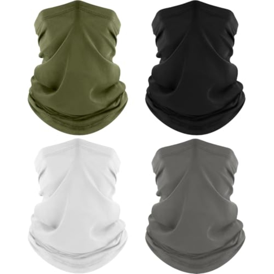 ROXUN 4 Pack Neck Gaiter, Cool - Face Scarf Mask recension och pris