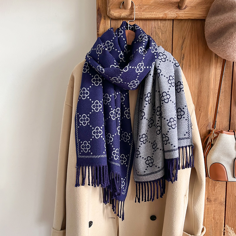 Brands Jacquard Design Winter  - Woven Scarf Blanket recension och pris
