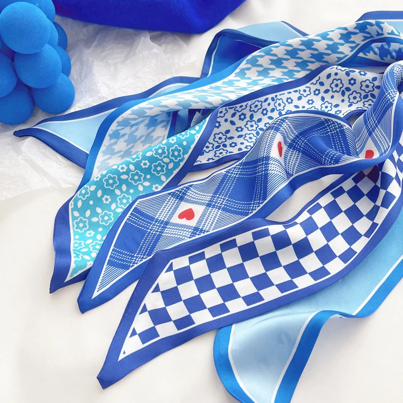 Klein blue silk scarf new chec - Silk Tie Striped recension och pris