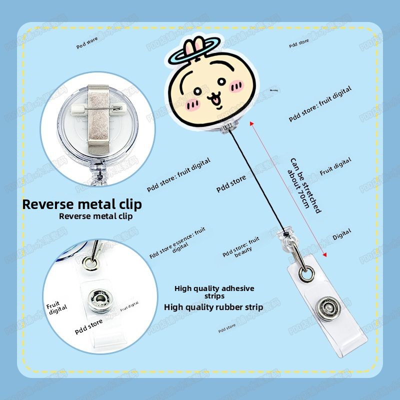 Jhikawas Retractable Badge Ree - Lanyard Badge Holder recension och pris