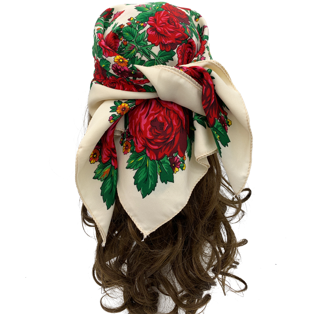 70*70cm Russian Square Scarf W - Bandana Cotton recension och pris