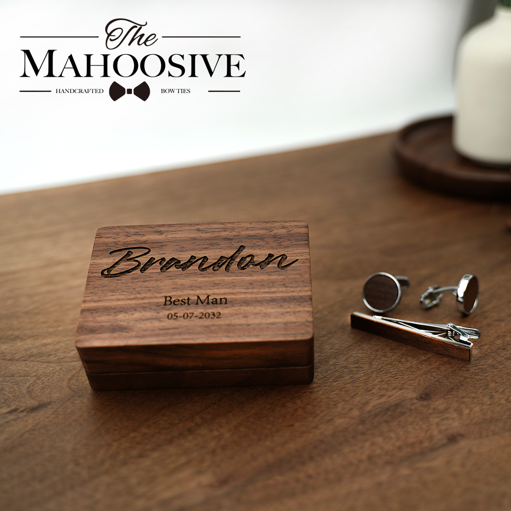 Name Engraved Groomsmen Best M - Tie Bar Set Gift recension och pris